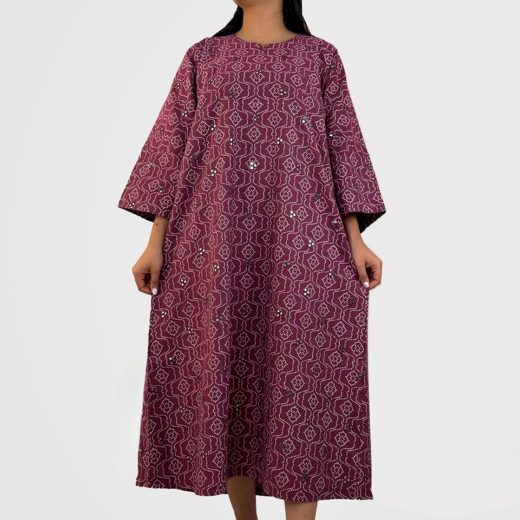 پیراهن آینه کاری ملکه